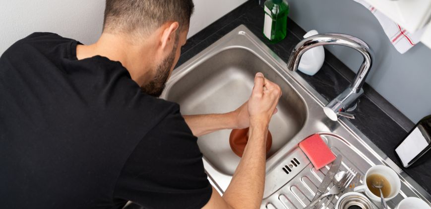 clogged drain